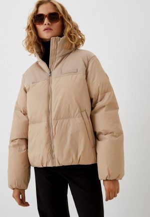 Куртка утепленная Tommy Hilfiger. Цвет: бежевый