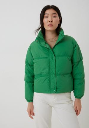 Куртка утепленная Fragarika. Цвет: зеленый