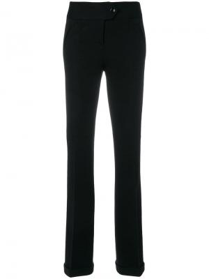 Прямые брюки строгого кроя Dolce & Gabbana Pre-Owned. Цвет: черный