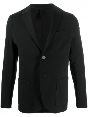 Однобортный пиджак с накладными карманами Harris Wharf London. Цвет: черный