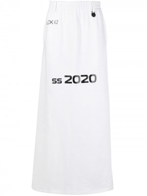 Длинные шорты SS 2020 Xander Zhou. Цвет: белый