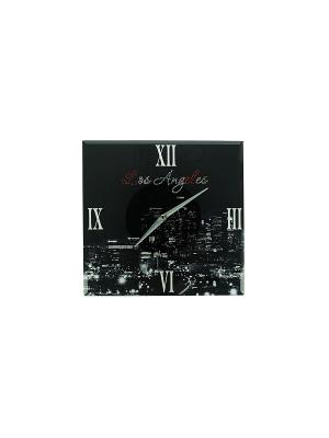 Часы настенные Лос Анжелес Русские подарки. Цвет: белый, черный