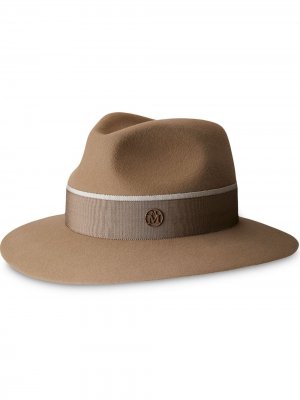 Шляпа-федора Rico Maison Michel. Цвет: нейтральные цвета