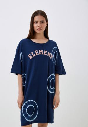 Платье Element. Цвет: синий