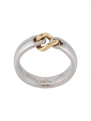 Золотое кольцо Bunney. Цвет: серебристый