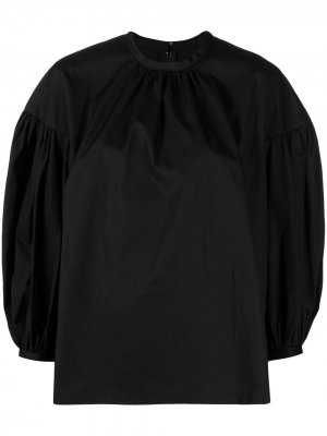 Блузка с укороченными рукавами Comme Des Garçons. Цвет: черный