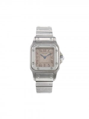 Наручные часы Santos Galbée pre-owned 23 мм 1990-х годов Cartier. Цвет: нейтральные цвета