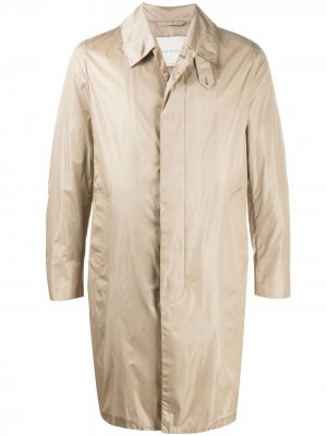 Однобортное пальто Dunkeld Mackintosh. Цвет: коричневый