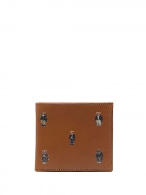 Бумажник с принтом Polo Ralph Lauren. Цвет: коричневый
