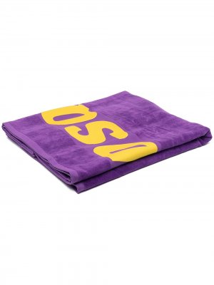 Пляжное полотенце с логотипом Dsquared2. Цвет: фиолетовый
