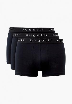 Трусы 3 шт. Bugatti. Цвет: черный