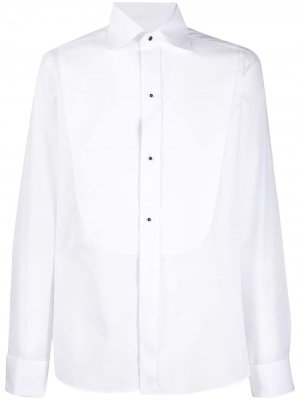 Рубашка с заостренным воротником Canali. Цвет: белый