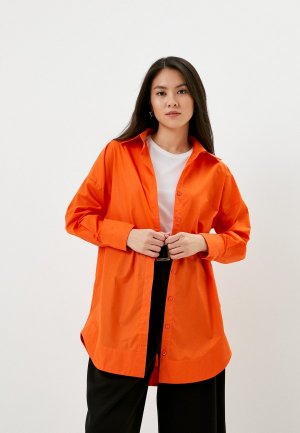 Рубашка Moki. Цвет: оранжевый