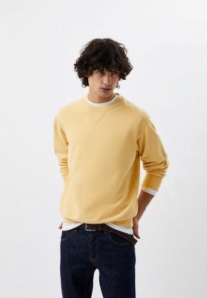 Свитшот UNIQLO. Цвет: желтый
