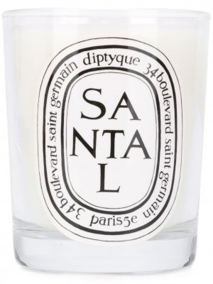 Свеча Santal Diptyque. Цвет: белый