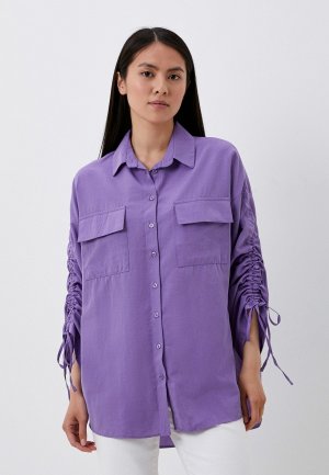 Блуза Trendyol. Цвет: фиолетовый