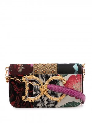 Сумка через плечо DG Girl в технике пэчворк Dolce & Gabbana. Цвет: разноцветный