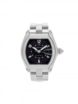 Наручные часы Roadster pre-owned 38 мм 2005-го года Cartier. Цвет: черный