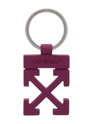 Брелок с логотипом Arrows Off-White. Цвет: фиолетовый