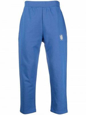 Укороченные спортивные брюки с логотипом Opening Ceremony. Цвет: синий