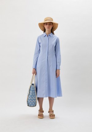 Платье Max&Co. Цвет: голубой