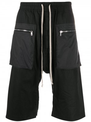 Спортивные шорты с накладными карманами Rick Owens DRKSHDW. Цвет: черный