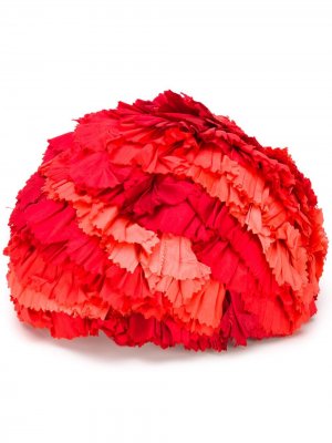 Шляпа 1950-х годов с оборками A.N.G.E.L.O. Vintage Cult. Цвет: красный