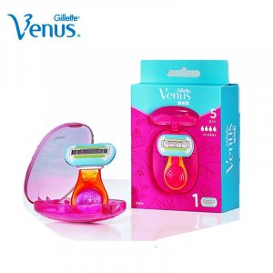 Бритва  Venus для женщин и девочек, ультратонкие лезвия со смазочным мылом, безопасная Gillette