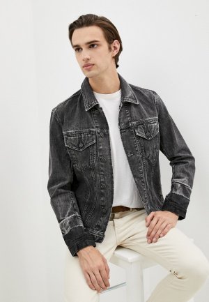 Куртка джинсовая Diesel. Цвет: серый