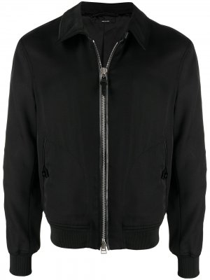 Куртка-рубашка на молнии TOM FORD. Цвет: черный