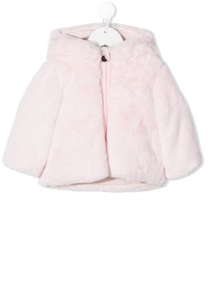 Candle faux-fur jacket Moncler Enfant. Цвет: розовый