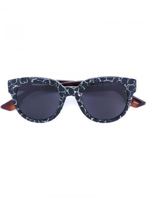 Солнцезащитные очки в D-образной оправе Mcq By Alexander Mcqueen Eyewear. Цвет: черный