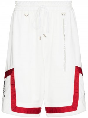 Спортивные шорты с вышивкой Mastermind Japan. Цвет: белый
