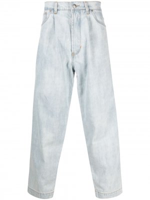 Зауженные джинсы с завышенной талией Société Anonyme. Цвет: синий