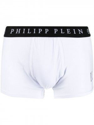 Боксеры с логотипом Philipp Plein. Цвет: белый