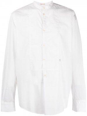 Рубашка с воротником-стойкой Massimo Alba. Цвет: белый
