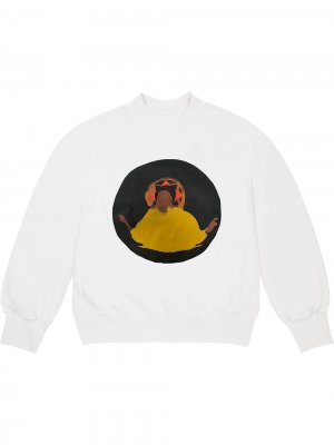 Толстовка Jesus Is King Chicago Kanye West. Цвет: белый
