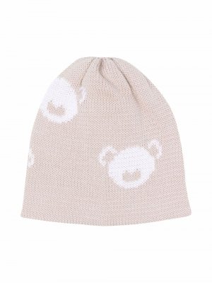 Трикотажная шапка бини Little Bear. Цвет: нейтральные цвета
