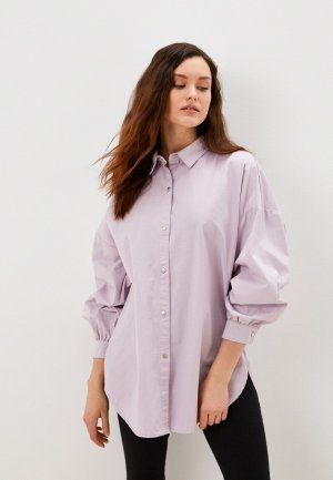 Рубашка JDY. Цвет: фиолетовый