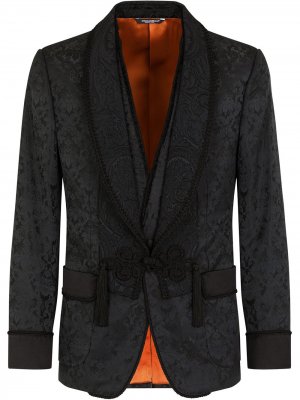 Пиджак-смокинг Dolce & Gabbana. Цвет: черный