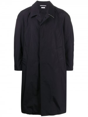 Габардиновое пальто Thom Browne. Цвет: 415 синий
