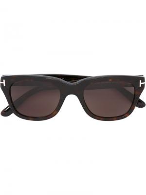 Солнцезащитные очки Cary Tom Ford Eyewear. Цвет: коричневый