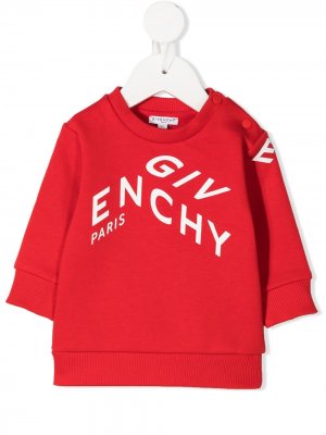 Свитер с логотипом Givenchy Kids. Цвет: красный