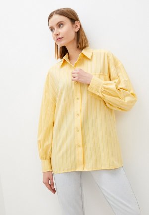 Рубашка Bezko. Цвет: желтый