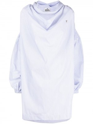 Платье-рубашка Garret в полоску Vivienne Westwood. Цвет: синий