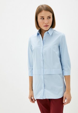 Рубашка Mironi. Цвет: голубой