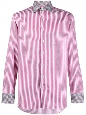 Рубашка в полоску Etro. Цвет: розовый