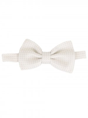 Жаккардовый галстук-бабочка Dolce & Gabbana. Цвет: белый