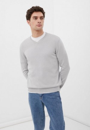 Пуловер Finn Flare. Цвет: серый