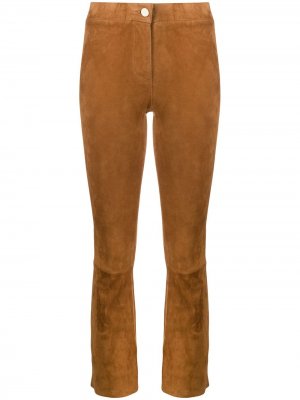 Укороченные брюки Lively Arma. Цвет: коричневый